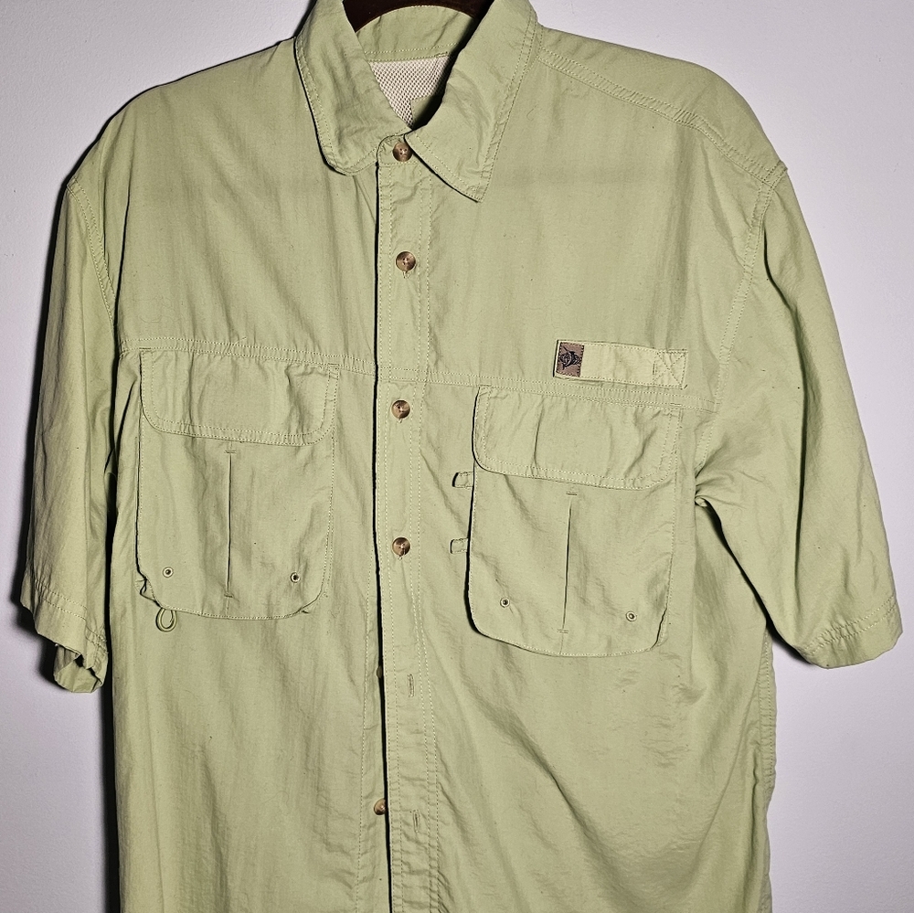 Reel Legends Green Lightweight Shirt‎ Jacket